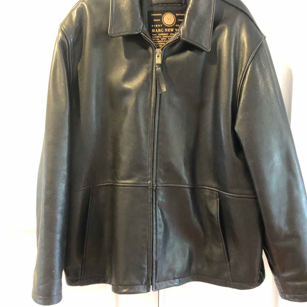Andrew Marc New York Leather Coat